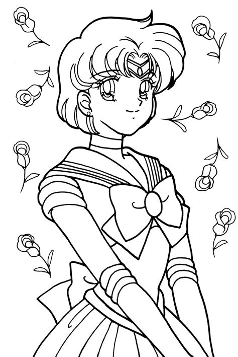 Sailor Mercury Coloring Pages