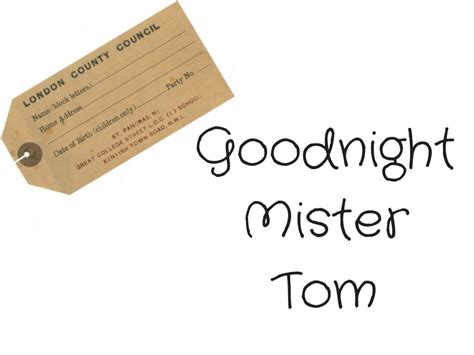 Goodnight Mister Tom Reading Comprehension | Teaching Resources