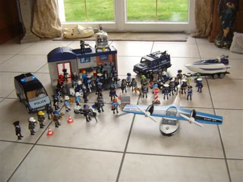 PLAYMOBIL LOT DE véhicules de police 6043 5187 3908 4445 5299