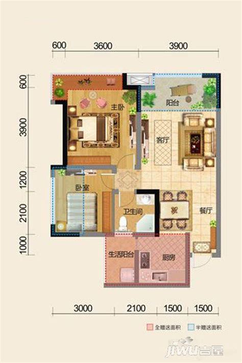 眉山中鑫半岛龙湾b1户型图首付金额2室2厅1卫670平米 吉屋网