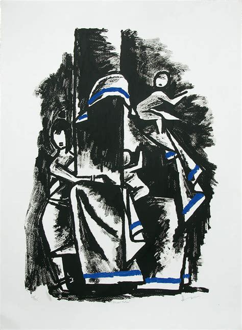 M.F.Husain External Mother - India Art Gallery - Indiearts