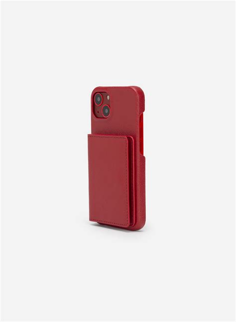 Mini Card Holder Mixed iPhone 13 Phone Case - CAS 0004 - Red | VASCARA