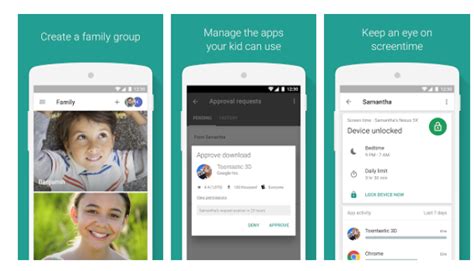 family link app  google rule based access   kids mobile
