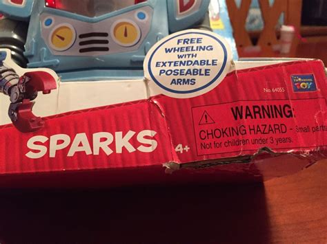 Disney Pixar Thinkway Toys Toy Story 3 Electronic 8 Sparks Robot
