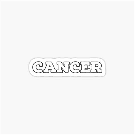 Zodiac Sign Cancer Sticker For Sale By Nindoustore Redbubble