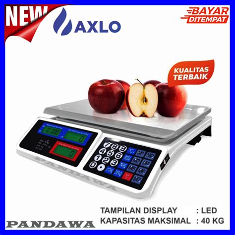 Jual Timbangan Digital 40Kg AXLO A 940 Bisa Meja Dapur Buah Laundry Dll