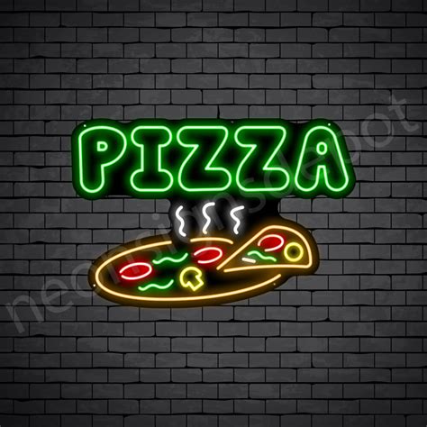 Pizza V2 Neon Sign Neon Signs Depot