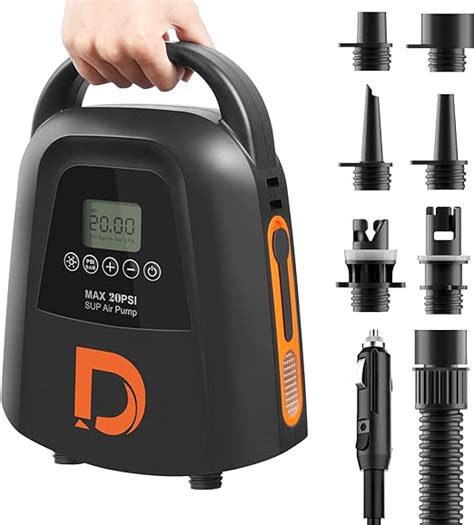 Dskeuzeew Psi Electric Sup Air Pump With Mah Rechargeable Battery