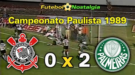 Corinthians X Palmeiras Campeonato Paulista Youtube