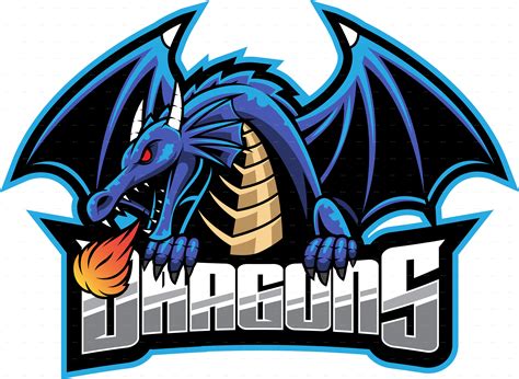 Dragon Esport Mascot, Vectors | GraphicRiver