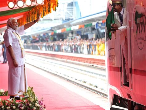 Kerala Gets Its First Vande Bharat Express PM Modi Flagged Off Train