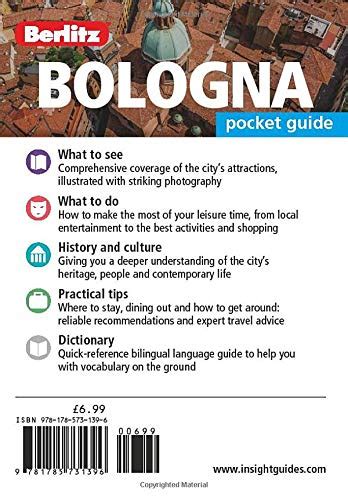 Berlitz Pocket Guide Bologna Travel Guide With Dictionary