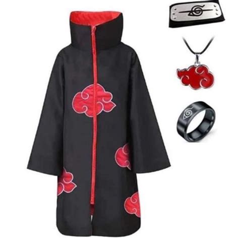 D Guisement De Akatsuki Naruto Uchiha Itachi Cosplay Halloween Et Noel