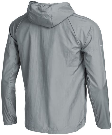 Nike Repel Miler Running Jacket Dd4746 Smoke Grey Reflective Silver