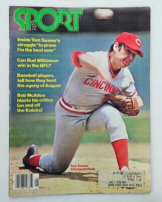 Vtg Sport Magazine August Mlb Tom Seaver Cincinnati Reds No Label