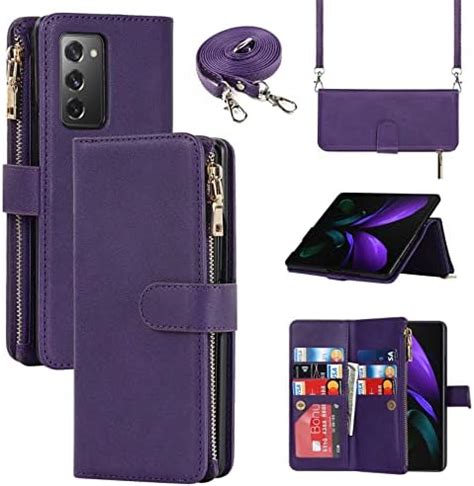 Amazon Jaorty Samsung Galaxy Z Fold 2 5G Wallet Case With S Pen