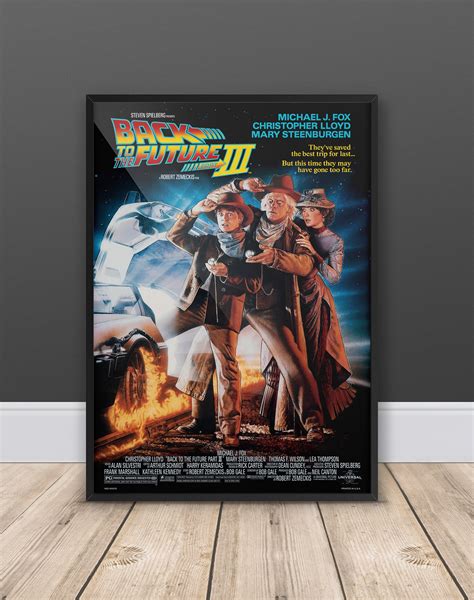 Back to the Future Part III - Movie Poster - Back To The Future 3 ...