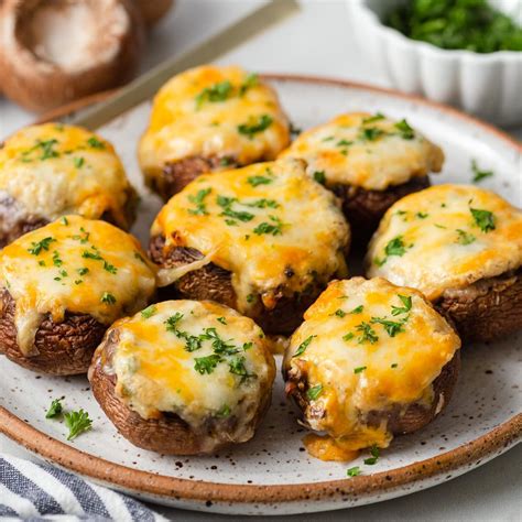 Air Fryer Cheese Stuffed Mushrooms Artofit