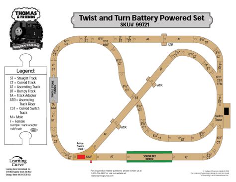 Thomas The Tank Track Layouts Designs At Legacy Station