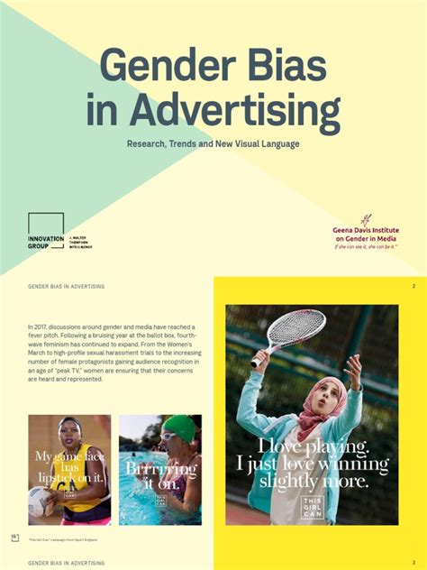 Gender Bias In Advertising Pdf Pdf