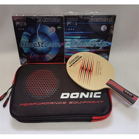 Promo Bat Tenis Meja Donic Original Carbo Speed Karet Donic Dan Cover