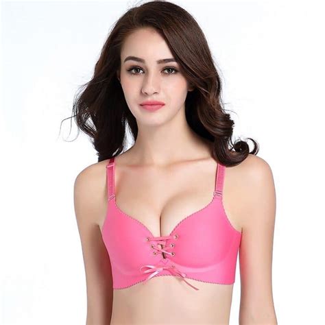 Nahtlose Sexy Bhs Für Frauen Mode Push Up Bh Draht Freies Dessous 3 4