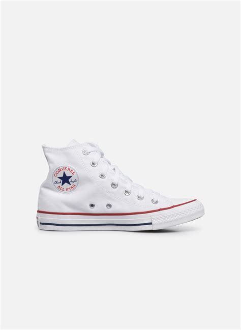 Converse Chuck Taylor All Star Hi W Blanc Baskets Chez Sarenza 5989