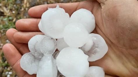 Sorprende Granizada A Habitantes Del Valle Del Mezquital Peri Dico Am