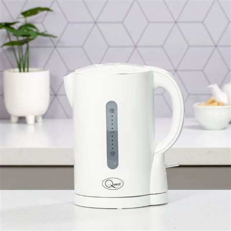 Quest Litre Kettle Compact Design Spout Filter Water