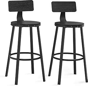 VASAGLE Tabouret Bar Industriel Lot De 2 Chaises Bar Cuisine Avec