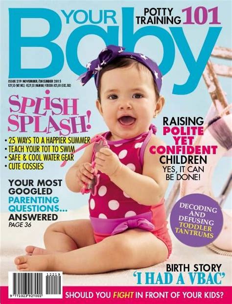 Novemberdecember 2015 Issue Of Your Baby With Images Baby Magazine