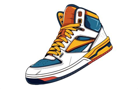 Basketball Shoes Vector Illustration Graphic by Gfx_Expert_Team ...