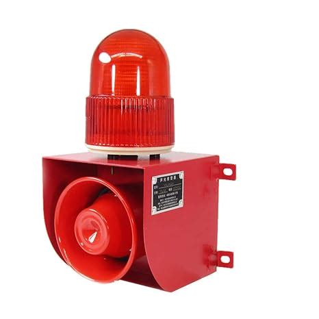 Sirena industrial de alarma estroboscópica alta y intermitente DC12 V