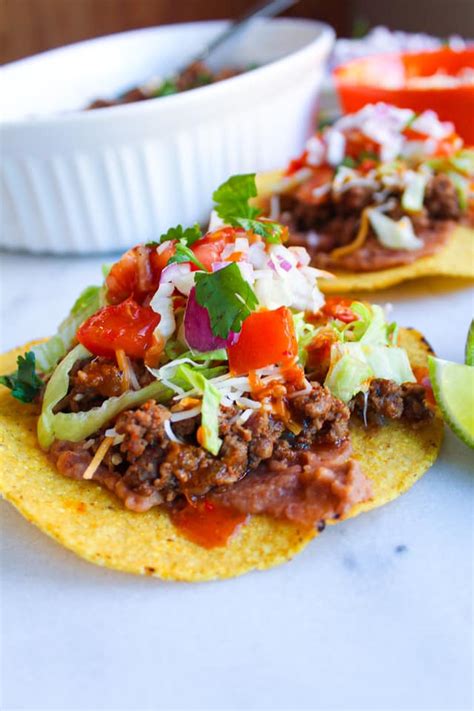 Ground Beef Tostadas Maral In The Kitchen