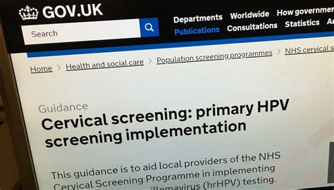 New HPV Implementation Guidance For Cervical Screening Providers PHE