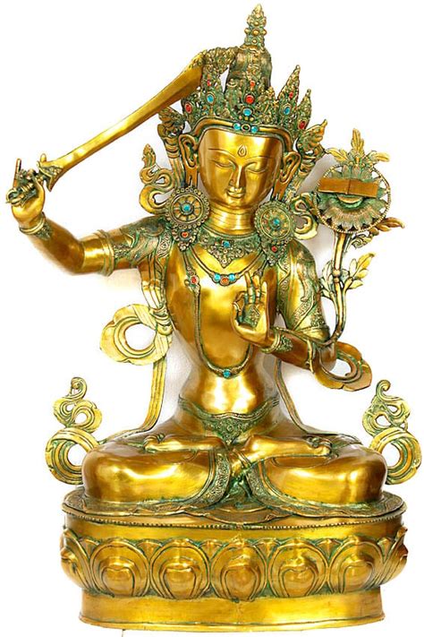 Large Size Manjushri Bodhisattva Of Transcendent Wisdom Tibetan