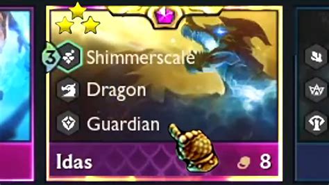 3 Star Idas ⭐⭐⭐ Super Tank 8 Cost Dragon Tft Set 7 Dragonlands Youtube