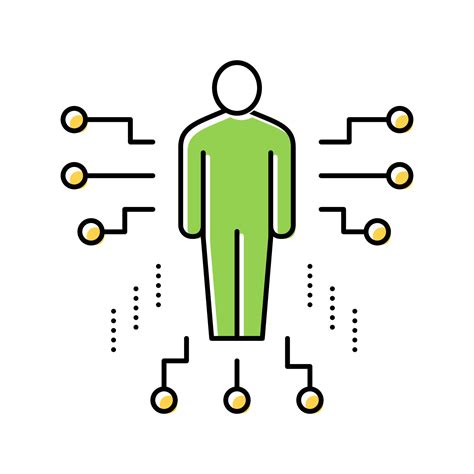 human characteristics color icon vector illustration  vector