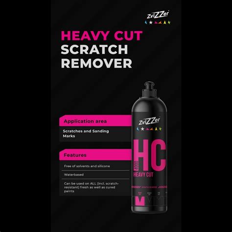 ZviZZer HC 4000 Heavy Cut Scratch Remover 750 ml | POLIERMITTEL ...