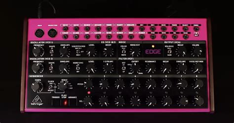 Behringer Edge Sequencer Synth Archiv Sequencer News