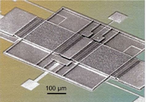 mesh  mems die bump bonded  alumina package quarter model