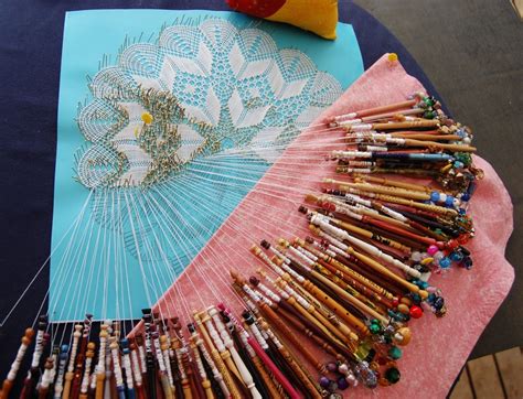 Bobbin Lace Bobbin Lacemaking Lace Pillow