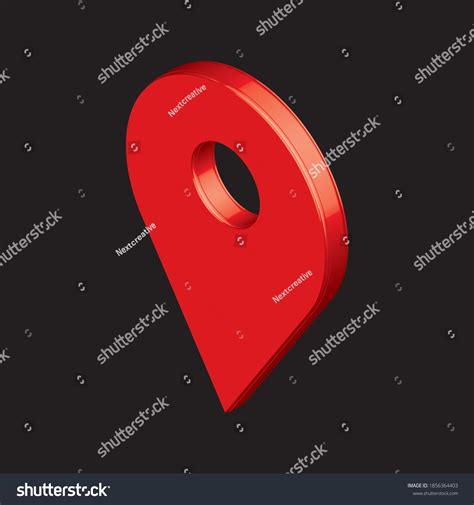 Map Pointer D Pin Location Symbols Stock Vector Royalty Free