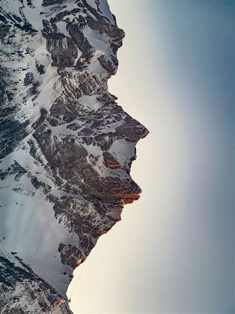 Illusory Photographs Of Mountain Landscapes Are Flipped 90 Degrees To