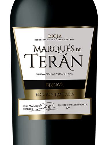 Marqu S De Ter N Reserva Edici N Limitada Vivino Us