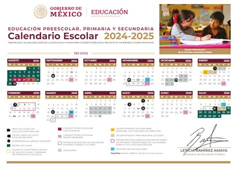 Publica Sep Calendarios Escolares 2024 2025 Para Educación Básica Y