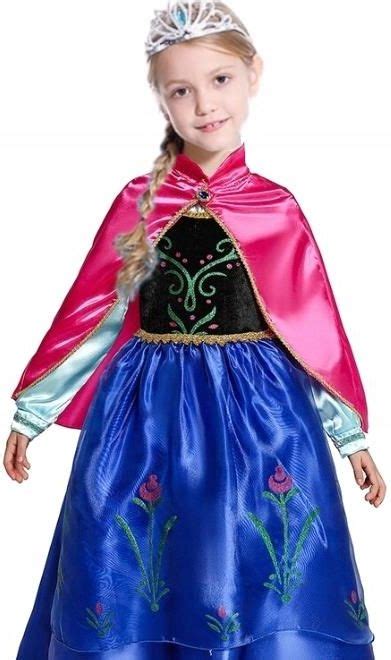 Strój Anna Elsa Frozen Kraina Lodu Sukienka 120 1637718503 Ceny i