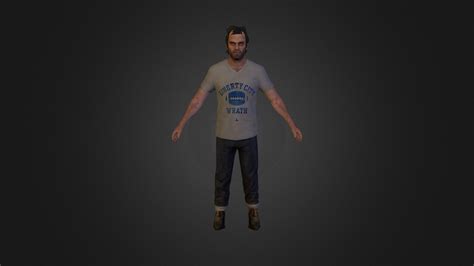 Trevor Phillips Gta V 3d Model By Pany 3dcloud