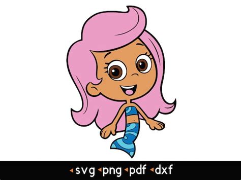 Bubble Guppies molly 1 Svg Png Pdf Dxf - Etsy