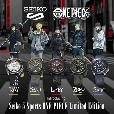 5 Sports Automatic SRPH65K1 Luffy One Piece Limited Edition 5000 Pcs